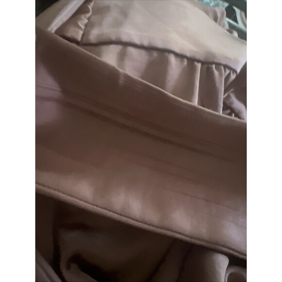 $139 Anne Klein NEW Washed Satin Rose Anise V Neck Tie Midi Dress Size 8 - Picture 8 of 8